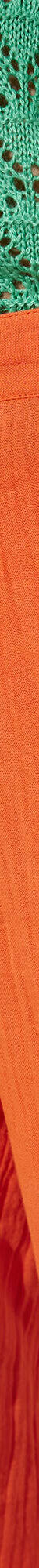 Pantalon large droit, gaze de coton (orange) Pantalon large droit, gaze de coton (orange)